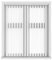 EUROBLINDS - 25 Made to Measure WHITE Vertical Blind Replacement Slats 89mm (3.5 Inch) Wide - Plain & Patterned Fabrics