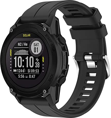 Tyogeephy Cinturino per Garmin Forerunner 955/Descent G1/Approach S60,Compatibile con Fenix 5/ Fenix 5plus/ Fenix 6/ Fenix 6 Pro/Approach S62,Morbido Silicone 22mm Cinturini di ricambio