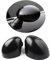 MINI R50 R52 R53 Glänzend Schwarz Spiegelkappen, Autotür Seitenspiegelabdeckungen Für Mini Cooper One/S/JCW Serie R R50 R52 R53 2002–2006(Schwarz glänzend)