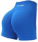 STUNNY Sportliche Workout-Shorts für Damen, aktives Fitnessstudio, nahtlos, Scrunch intensiviert, Po-Lifting, hohe Taille, #0 Ozeanblau, Klein