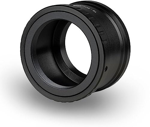 Walimex pro T2 Adapter für Canon M - Adapterring mit manuellem Fokus, einfache Handhabung, Objektiv-Anschlussring kompatibel mit Canon EOS M, M2, M3, M5, M100, M200, M50 Mark II