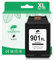 COLORETTO 901 XL (1 Schwarz) Wiederaufbereiteter Ersatz für Druckertintenpatrone für HP 901XL für Officejet 4500 G510 J4524 J4535 J4580 J4585 J4624 J4660 J4680 Series Druckers