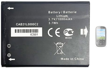 Aousavo CAB31L0000C1 - Batteria di ricambio compatibile con ALCATEL One Touch 890, 890D, 891, 979, OT813, OT2001