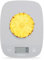 NUTRI FIT Digitale Küchenwaage, ultradünn, elektronische Multifunktionsküchenwaage, großes Display, Kunststoffplattform, 5 kg, Grau