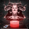 Lampe Diable deko Zimmer Junge Lampe 3D Diableobjekt Gaming Gamer Videospiele Geschenk gedämpftes Licht Nachtlicht deko Büro. Eigenartig Geschenk Weihnachten Teenager