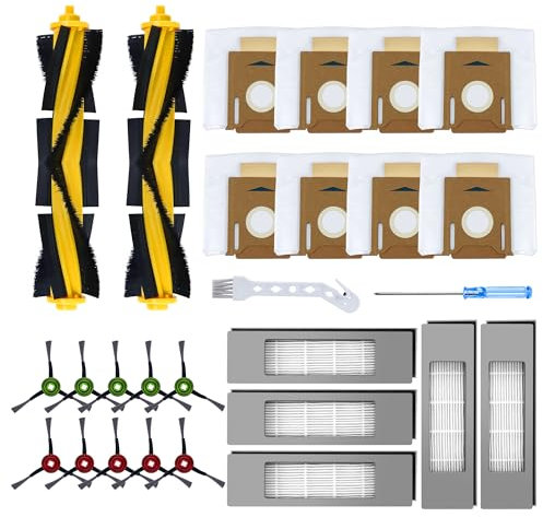 Covienapp 27 Stück Zubehör für Ecovacs Deebot N8 / N8+ / N8 Pro / N8 Pro+ /T8/ T8+/ T8 AIVI/ T8 AIVI+/ T8 MAX/ T9 / T9+ / N10+