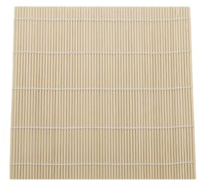 susiodeu Rouleau à Sushi en Bambou - Tapis de Fabrication d'outils de Roulage de Sushi Durable et Léger Pratique en Bambou Naturel Facile à