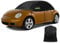 Autoabdeckung Wasserdicht Ersatz für VW Beetle 1998-2019, Sonnenfest Hälfte Autoabdeckung, Halbgarage UV Beständige Halbe Auto Abdeckplane Staubdicht Schneefest Outdoor Indoor