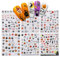 Fun Stylish Stickers For Christmas Halloween Adhesive Art Decal Manicure Holiday Party Decorations Transfers