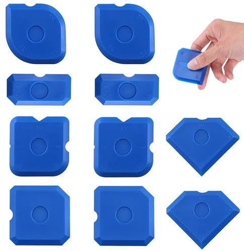 10 Piece Silicone Tools Silicone Tool Finishing Silicone Sealant Tool, Caulking Tool for Caulking and Sealing Projects Portable Silicone Smoothing Tool for Bathroom, Kitchen, and Window Sealing