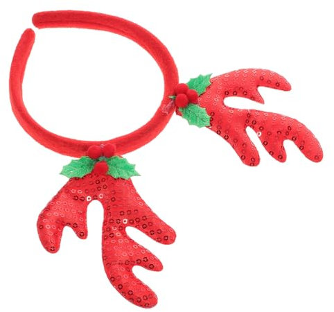 CALLARON Weihnachtliches Haarband Mit Rentier Design üßer Kopfschmuck Für Festlichkeiten Niedliches Weihnachts Stirnband Mit Glocken Perfekt Für Partys Und Feiertagsdekorationen