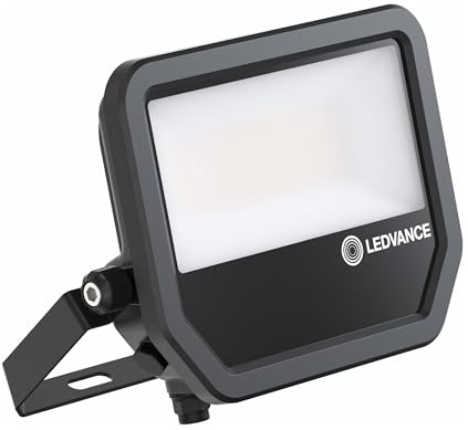 Ledvance LED-Scheinwerfer, Aluminium, Schwarz, 41 W, 6000 lm, 100D – 865 Tageslicht | IP66 – symmetrisch