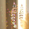 GOZINA Sonnenfänger, Sonnenfänger Kristall, Suncatcher Windspiele, Rainbow Sonnenfänger Fenster Kristalle, Feuermondkristall Fenster deko, Geeignet für Familie und Outdoor (1, Mond)
