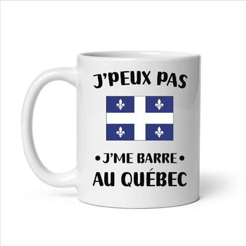 Mug je peux pas je barre au Québec drôle voyage vacances Tasse Québec