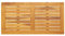 vidaXL Tischplatte 90x45x2,2 cm Rechteckig Massivholz Akazie