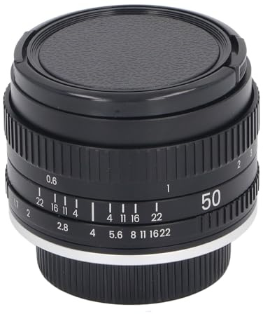 50 Mm F1.7 Große Blendenhandbuch Fokus Objektiv für DSLR -Kameras