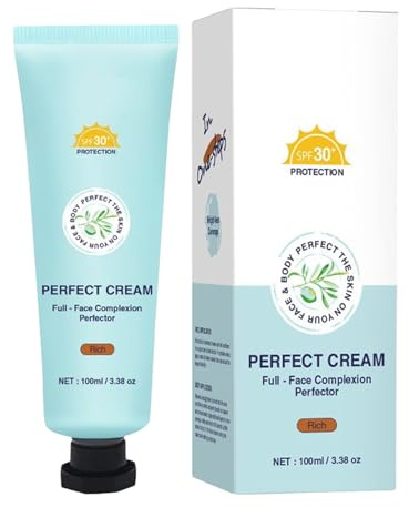 Getönte Sonnencreme - LSF 30 100ml Wasserdichte Tagescreme Mit Farbpigmenten,Langanhaltendes Gesichtsmake-Up Für Schwimmen, Outdoor & Sport