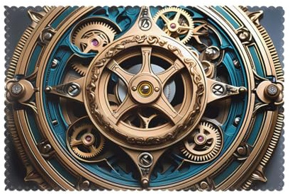 Tischsets für Esstisch, 6 Stück, WHJSHOP Coole Steampunk-Getriebe, Drucke, Hotel, Familie, Bankett