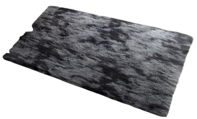 HOCEDO Extra Große Teppiche Schlafzimmer 90 x 140 cm rutschfest, Warm Halten Kurzfloriger Weicher Wohnzimmerteppich für Wohnzimmer, Schlafzimmer, Kinderzimmer, Dunkelgrau