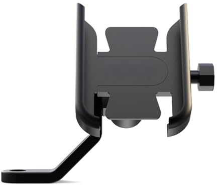 Lenker-GPS-Halterung für Motorrad Motorrad Handy Halter GPS Navigator Rückspiegel Lenker Halterung Für Honda Für Forza 125 250 300 350 750(M Black)