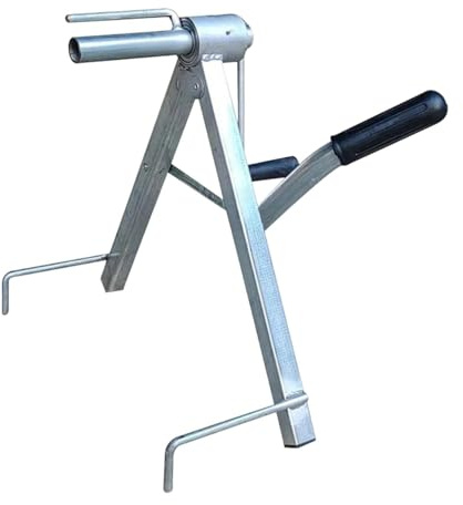 ＡＷＨＡＯ Robuste Schlauchtrommel, Kompakte Schlauchtrommel mit Schlauchhalter für Feuerwehr, Bewässerung Und Bodenreinigung, Faltbar & Tragbar