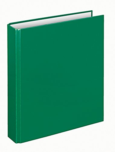VELOFLEX 1153040 - Ringbuch Basic, DIN A5, 1 Stück, grün, Füllhöhe 25 mm, Ringordner mit 4 Ring-Mechanik, Ordner schmal