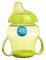 dBb Remond Babytasse - Tasse légère pour bébé avec anses et couvercle – Bec suceur en silicone souple - Contenance de 280 ml - Utilisation dès 4 mois - Vert translucide