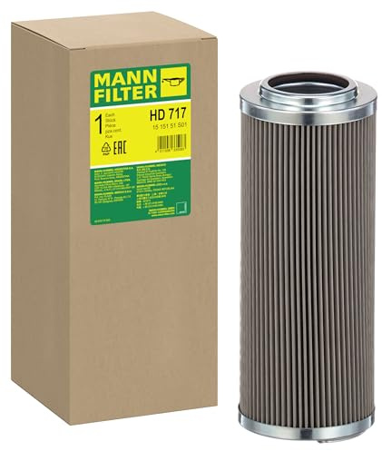 MANN-FILTER, HD 717 Hydraulics | For Off-Highway, Hydraulic Fluid Purity, Highest Filtration Performance, Hydraulic Engine Protection, True OE Engineering