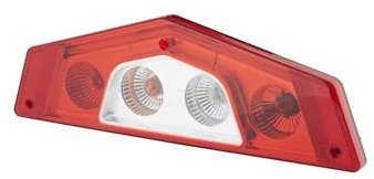 HELLA 2VP 012 570-181 Rearlight - Caraluna X - Hybrid - 12V - Fitting/Bolted - Lens Colour: Red/Crystal clear - LED colour: Red - Plug: Protected contact plug - right - Quantity: 1