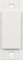 Lutron DV-BI-WH Diva Blank Insert, White