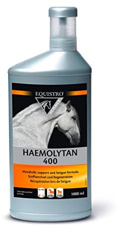 EQUISTRO® Haemolytan 400 | Ergänzungsfuttermittel für Pferde | Unterstützung der Vitalität | Kann zur Verbeserung der allgemeinen Leistungsbereitschaft beitragen | 1L