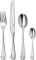 Robert Welch Ammonite Bright, 24 Piece Cutlery Set for 6 People. Made from Stainless Steel. Dishwasher Safe.