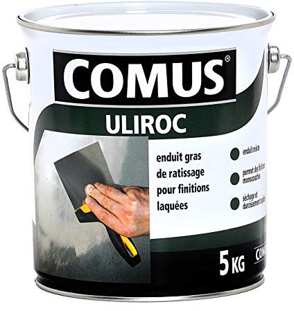 ULIROC 5 KG Enduit gras Haute Dureté pour finitions laquées très soignées - COMUS