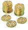 Amscan INT390209 - Goldmünzen, 144 Stück, Plastik, Durchmesser 3,4 cm, Mitgebsel, Accessoire