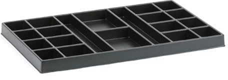 STAHLWILLE 912 | Leereinlage für Kleinteile mit 20 Fächern | Für Werkstattwagen, Werkbank, Truhen | 83812070