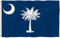 Anley Fly Breeze 3x5 Fuß South Carolina State Polyester Flagge - Lebendige Farbe und UV-beständig - Canvas Header und doppelt genäht - South Carolina SC Flaggen mit Messingösen 3 X 5 Ft
