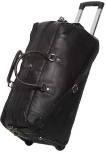 The Chesterfield Brand - Leder Trolley Reisetasche Schwarz Jayven
