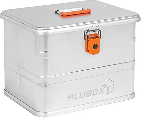 Alubox Motorrad Top-Case ABX-M35-35 Liter, Aluminium