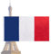 FLAGBURG Frankreich Flagge 150 x 240 cm Französische Fahne mit Messingösen, Lebendige Farbe und UV-beständig, Leinwand-Header und Doppelt Genäht Geeignet Langlebig French Flag für Draußen und Drinnen