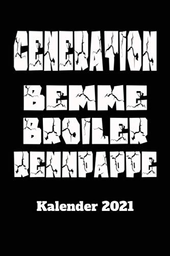 DDR Kalender 2021 Generation Bemme Broiler Rennpappe: DIN A5 Wochen Kalender 2021 für den DDR Fan . Jeweils 1 Woche auf zwei Seiten und Platz für ... Als Planer, Tagebuch, Info Heft zu verwenden.