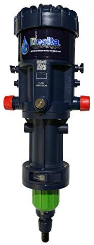 Doseur volumétrique proportionnel Dosita D_MX.300, débit 10-3000 l/h, pression 0.3-6 bar. Utilisé pour l'élevage des animaux, la fertirrigation. Sans alimentation électrique. Dosage (0.03-0.3%)