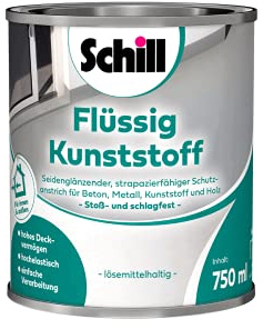 Schill Flüssig Kunststoff (0,75 Liter, Tiefschwarz RAL 9005)