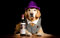 LHJOY Mystery Puzzle 1000 Teile Flasche, Hund, Hut