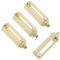 RLECS Lot de 4 boîtiers cylindriques pour 3 piles AAA 55 x 20 mm pour lampe de poche 3 piles AAA 1,5 V Blanc