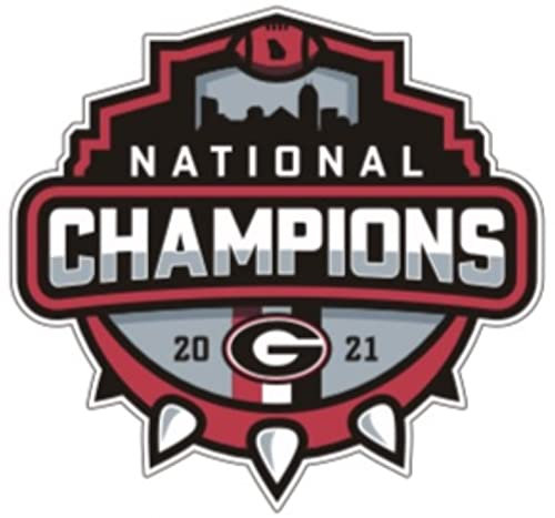 Dixie Dawgs 2021 National Championship Aufkleber Georgia Style 1, 30,5 cm