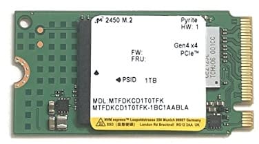 Micron SSD 1TB M.2 2242 42mm NVMe PCIe 4.0 MTFDKCD1T0TFK 2450 Series Solid State Drive for Lenovo Dell HP Laptop Ultrabook