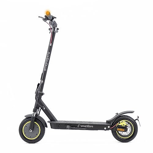 SmartGyro Z -Pro Black C - 36V Elektromotter, 10.000 mAh Akku, 10 -Zoll -Reifenräder, Suspensionen, Dreifachbremsen, Indikatoren, Anwendung, zweite Generation