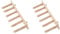 DOITOOL Cat Stairs 2pcs Cm for Indoor Furniture Stairway Mounted Step Cat Cats Six Wall Shelf Board Stair Ladder Wooden Supplies Platform Perch Climbing Cat Wall Shelves