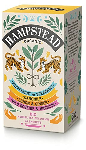 Hampstead Tea London Herbal Harmonies Selection - Tee 20 Beutel, 30g (4er Pack)