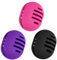 Fauxomor Lot de 3 Respirant Porte-éponge de Maquillage pour les Voyages,Support Eponge Maquillage en Silicone Incassable,étui Portable pour tous Les Types Beauty Blender,Noir+Rose Rouge+Violette